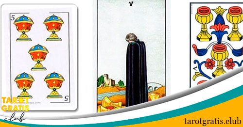 cinco de copas - tarot gratis club
