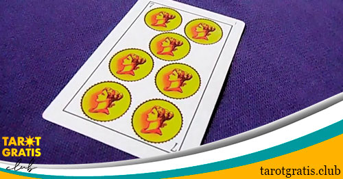 siete de oros - tarot gratis club