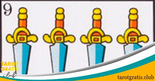 9 de espadas - tarot gratis club